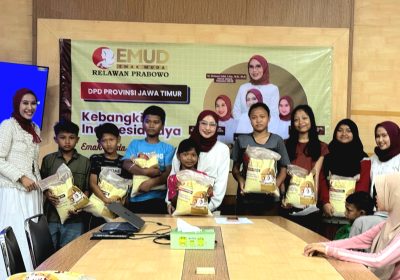 DPD EMUD Relawan Prabowo Bagikan Ratusan Ribu Paket Beras Perkuat Program MBG