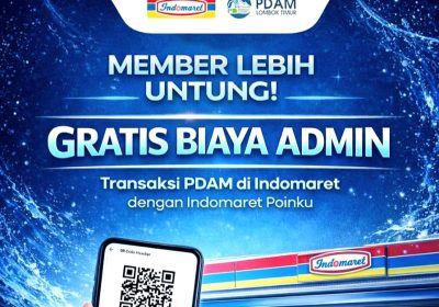 Promo Indomaret: Bayar Tagihan PDAM Lombok Timur Gratis Biaya Admin Selama Februari 2026