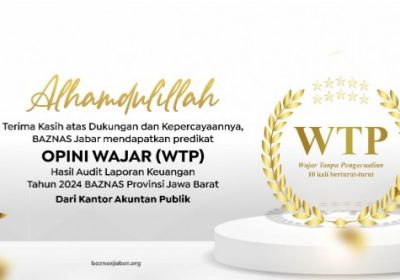 Baznas Kabupaten Ciamis Raih WTP Tahun 2025