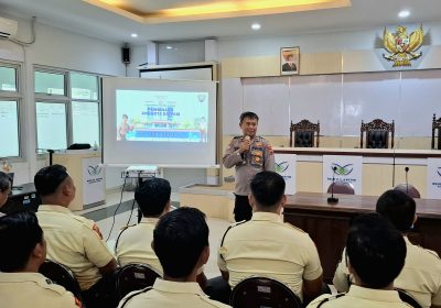 Satbinmas Polres Jepara Tanamkan Wawasan Antinarkoba dan Komunikasi Efektif kepada Satpam