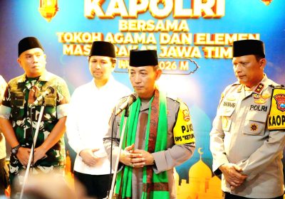 Safari Ramadan di Jatim Kapolri Ajak Seluruh Elemen Bersatu Jaga Kamtibmas-Dukung Program Presiden