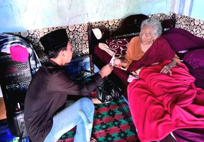 Karang Taruna Desa Waringin Kolaborasi dengan PDAM Lotim Santuni Anak Yatim dan Warga Kurang Mampu