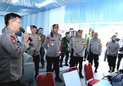 Pastikan Arus Mudik Aman dan Lancar, PJU Polda Metro Cek Posyan Tol Jakarta-Merak