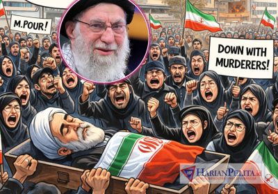 Ratusan Ribu Warga Iran Turun ke Jalan Protes Kekejaman Amerika dan Israel, “Perang Tak Berhenti Balas Dendam”