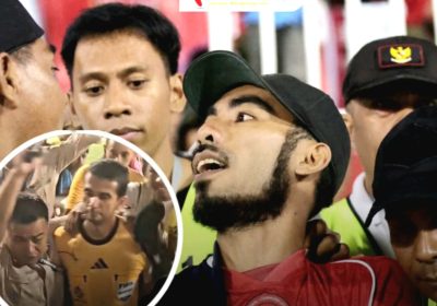 Super Leaque Semakin Menakutkan, Oknum Official Malut United Intimidasi Wartawan dan Suporter Pukul Wasit