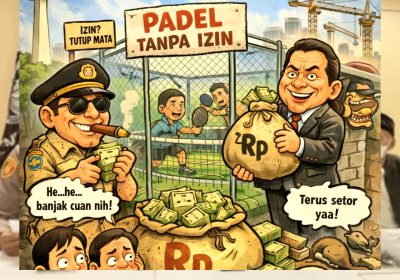 Sebanyak 104 Lapangan Padel Tak Berizin di wilayah DKI Jakarta, Ada Dugaan Jadi Lahan “Kerukuang” Instansi Terkait