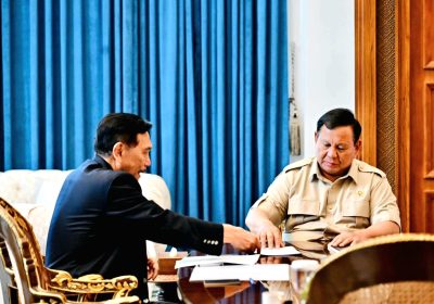 Presiden Prabowo Terima Ketua DEN Luhut Binsar Pandjaitan Bahas Perkembangan Ekonomi dalam Negeri