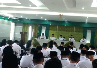 Rakor Kemenag Ciamis Tekankan Kedisiplinan ASN dan Aturan WFH 