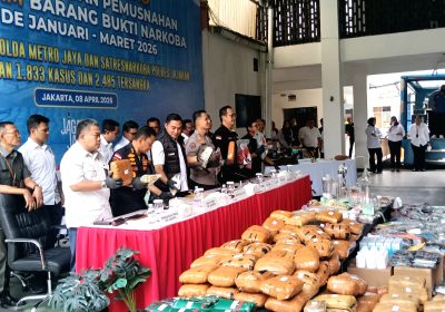 Ditresnarkoba  PMJ Ungkap 1.833 Perkara Narkoba Tetapkan 2.485 Tersangka