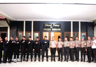 Kapolres Rembang Terima Kunjungan Kerja Dansat Brimob Polda Jateng                                                      