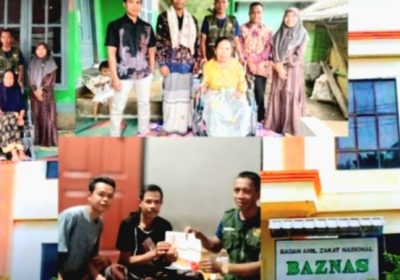 Baznas Lombok Timur Salurkan Bantuan Kursi Roda dan Santunan Warga Sakit