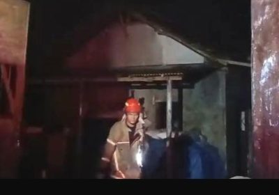 Kebakaran Melanda Pengilingan Padi di Cijulang Jumat Malam