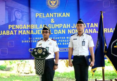 Pelantikan dan Pengambilan Sumpah Jabatan Pejabat Manajerial dan Non Manajerial di Lingkungan Kanwil Ditjenpas NTB