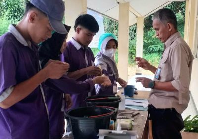 Ujian Praktek SMK Industri Perunggasan Panjalu Terapkan Pendidikan Berbasis Industri