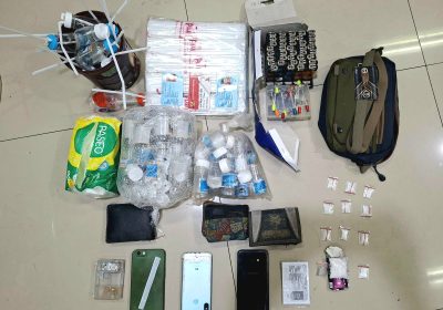 Miliki Sabu 11 Paket Lima Orang di Tanah Abang  Digelandang Polisi