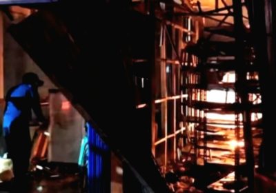 Gudang LPG dan SPBE Cimuning Bekasi Terbakar