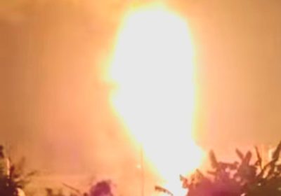 Pabrik Gas LPG di Kecamatan Mustika Jaya Kota Bekasi Terbakar Hebat Warga Panik