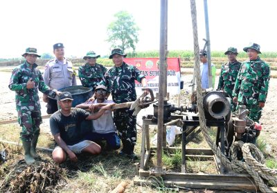 Wadan Satgas TMMD Reguler ke-128 Tinjau Pembangunan Sumur Bor Pastikan Ketersediaan Air bagi Petani
