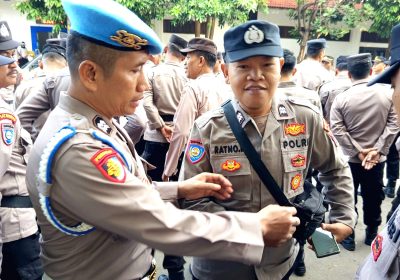 Propam Polresta Pati Gelar Pengecekan Ketat Pastikan Personel Pelayanan Tanpa Senpi