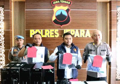 Polres Jepara Ungkap Kasus Pencurian Baterai Lithium di Tower Pakis Aji