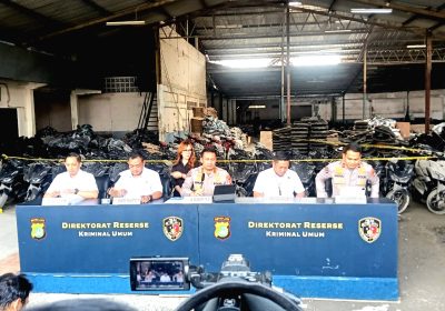 Ditreskrimum PMJ Bongkar Penadahan 1.494 Motor Bodong  di Jakarta