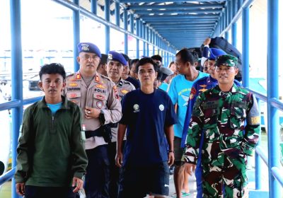 Begini Polres Jepara Tangani Kepulangan Belasan ABK Korban Kapal Tenggelam di Cirebon