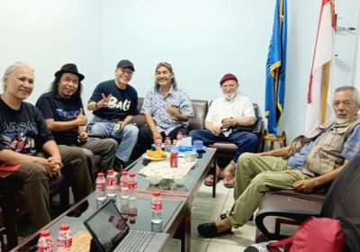 PWI Jaya Sie Musik/Film dan Tiga Jantung Gelar Rapat Pematangan Konser Musik Mahabbah Allah Pakem 9