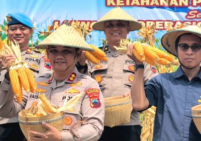 Kapolres Pimpin Panen Raya Jagung Serentak Kuartal II Tahun 2026
