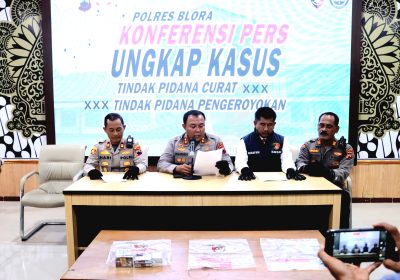 Komplotan Spesialis Pembobol Toko di Blora Berhasil Diungkap, Polisi Amankan Tiga Pelaku