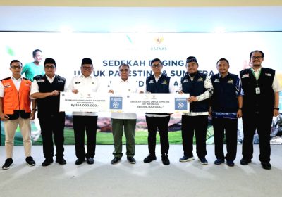 Melalui Baznas RI, JSIT Salurkan Sedekah Daging untuk Palestina dan Sumatra Rp853 Juta
