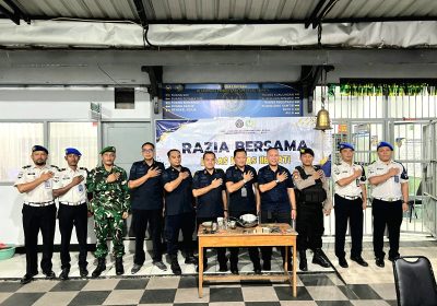 Langkah Kokoh di Balik Teralis: Kantor Wilayah dan TNI-Polri, Lapas Pati Gelar  Razia Bersama