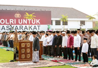 Polda Jateng Gelar Sholat Ied Bersama Masyarakat, Jadikan Momen Tingkatkan Iman, Taqwa dan Kepedulian Sosial