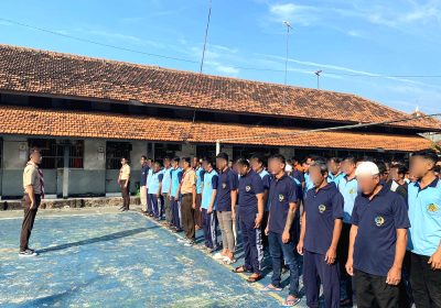Lapas Pati Gelar Upacara Kesadaran Berbangsa untuk Ratusan Warga Binaan dan Napi Teroris