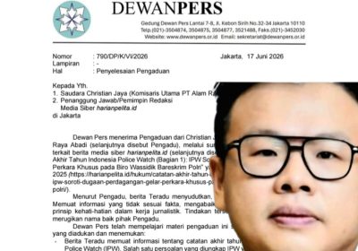Komisaris Utama PT Alam Raya Abadi Bantah Soal Berita HarianPelita.id “Dugaan Praktek Mafia Hukum Perkara Pidana Terkait PT Alam Raya Abadi di Kepolisian”