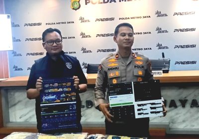 Ditressiber  PMJ Tangkap 4 Tersangka Sindikat Judi Online Puluhan Rekening Diblokir