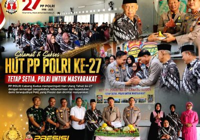Kapolres Kudus Hadiri Tasyakuran HUT ke-27 PP Polri Cabang Kudus, Tegaskan Komitmen Pengabdian untuk Masyarakat