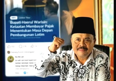 Akun Medsos Diduga Hina Bupati Lotim Haerul Warisin Dilaporkan ke Polres Lotim