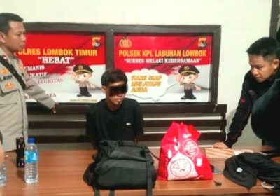 Kapolres Lotim Tangkap Kurir Narkoba di Pelabuhan Kayangan Lombok Timur